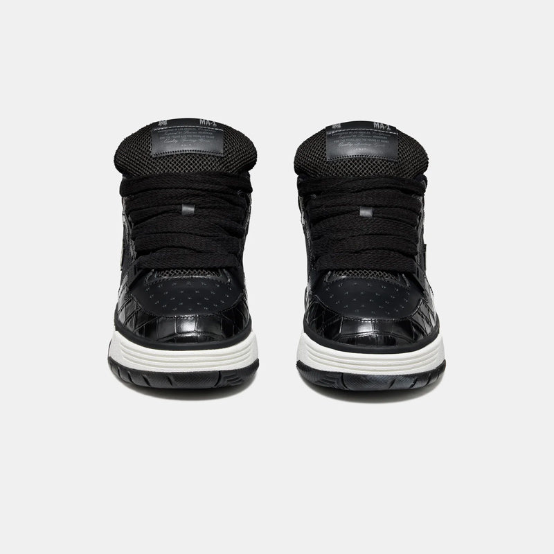 OPL - Amiri CROC DEBOSSED MA-1 Shoes