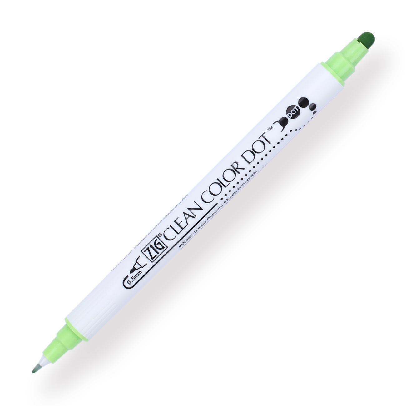 Kuretake ZIG Clean Color Dot Double-Sided Marker - 12 Color Set - Stationery Pal