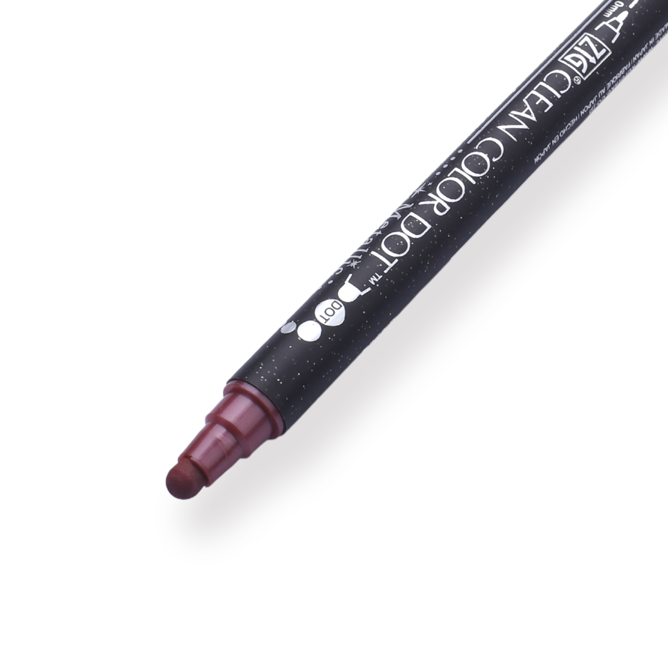 Kuretake Zig Clean Colour Dot Metallic Double-Sided Marker - Red 126 - Stationery Pal
