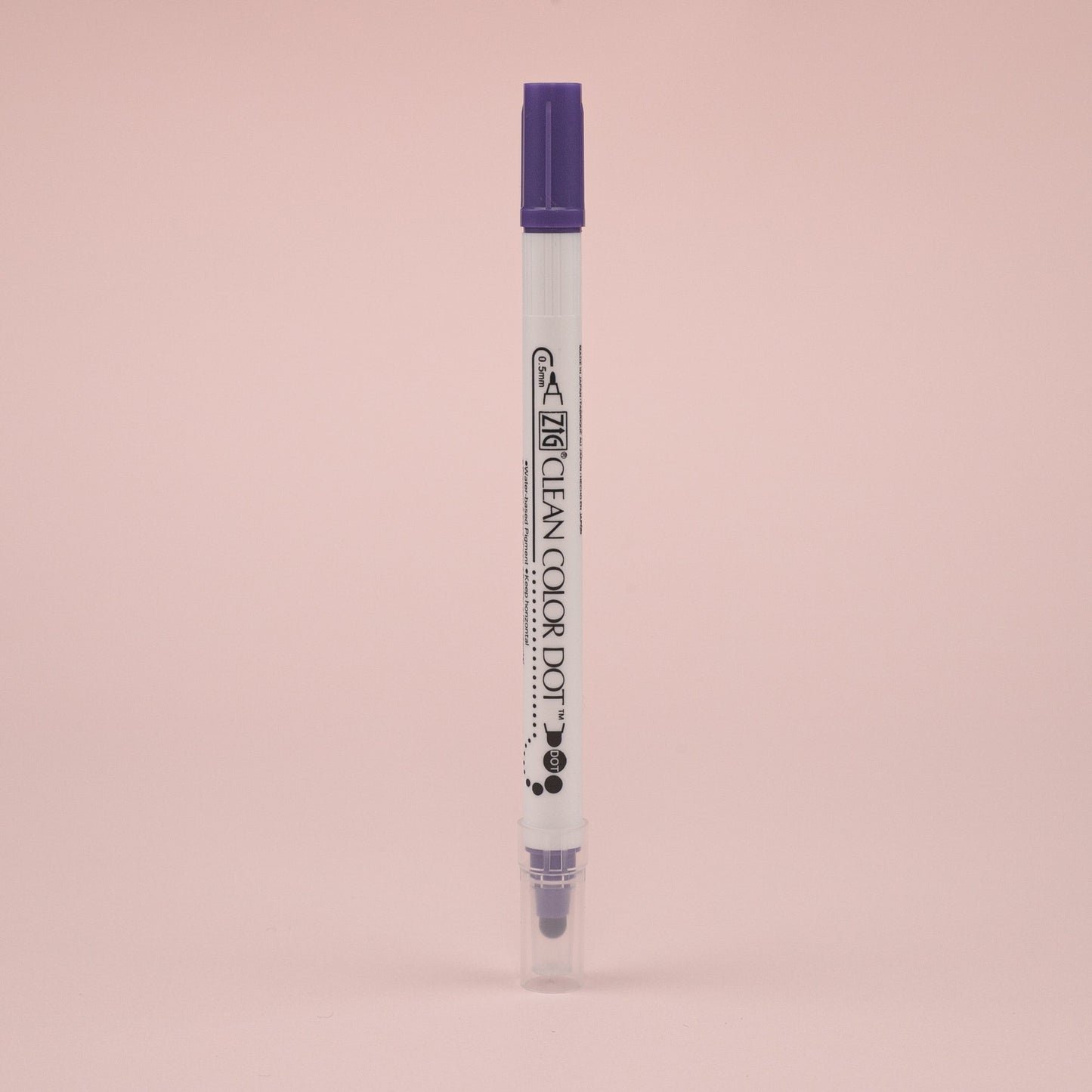 Kuretake Zig Clean Colour Dot Basic Double-Sided Marker - 6 Color Set - Stationery Pal