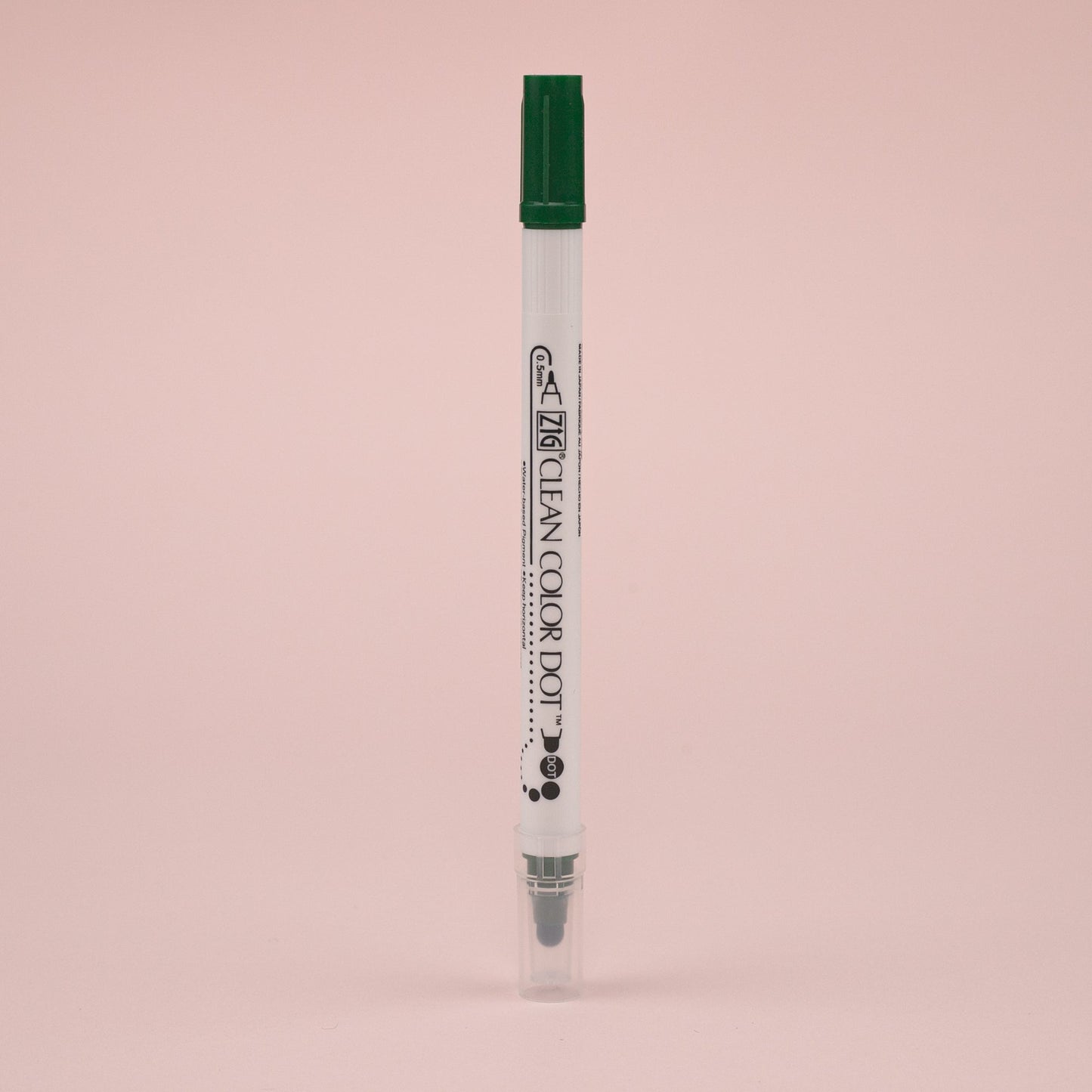 Kuretake Zig Clean Colour Dot Basic Double-Sided Marker - 6 Color Set - Stationery Pal