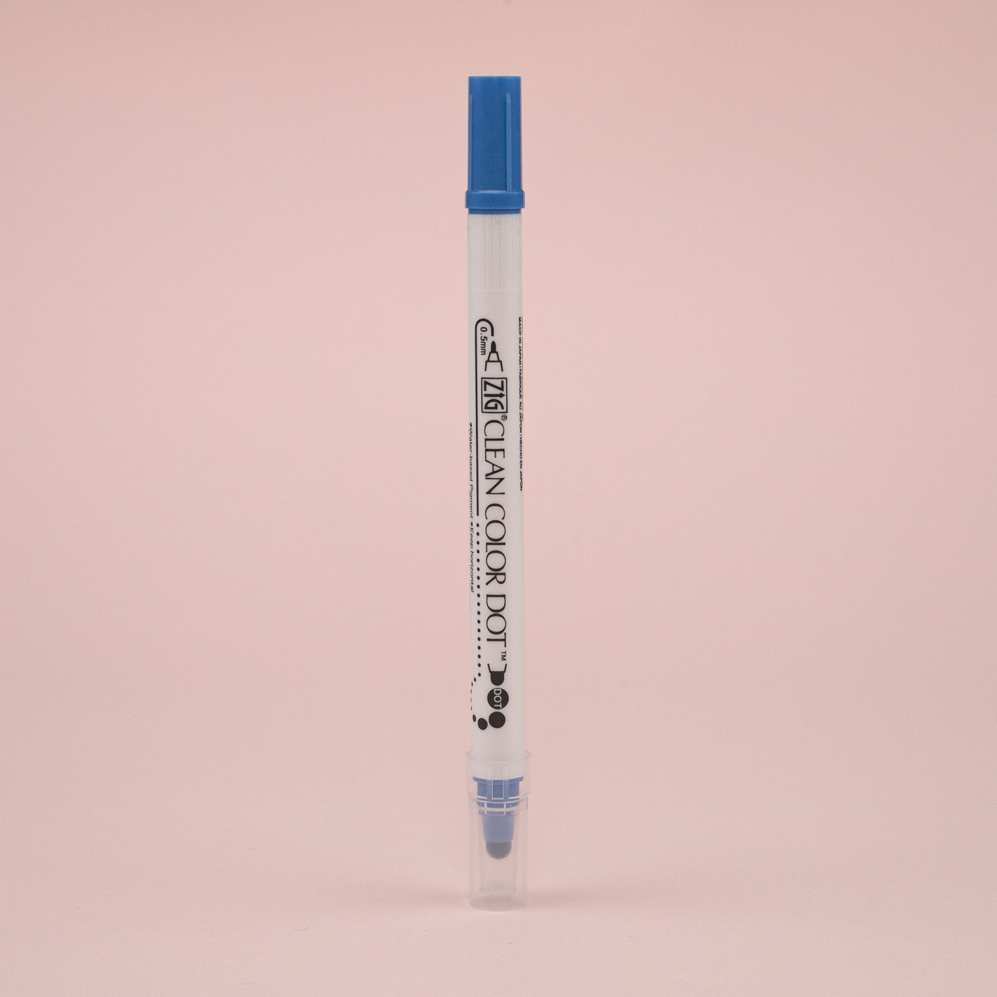 Kuretake Zig Clean Colour Dot Basic Double-Sided Marker - 6 Color Set - Stationery Pal