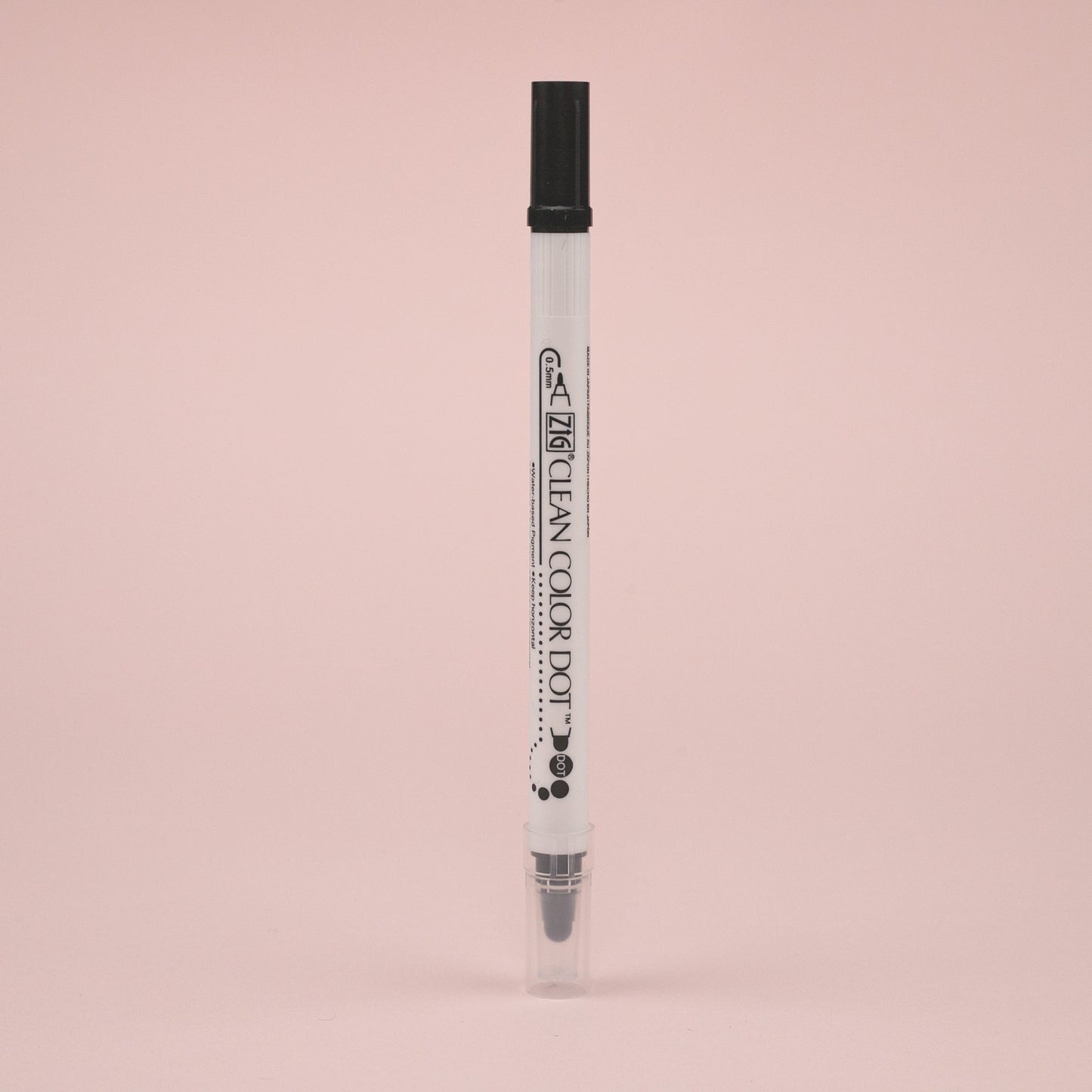 Kuretake Zig Clean Colour Dot Basic Double-Sided Marker - 6 Color Set - Stationery Pal