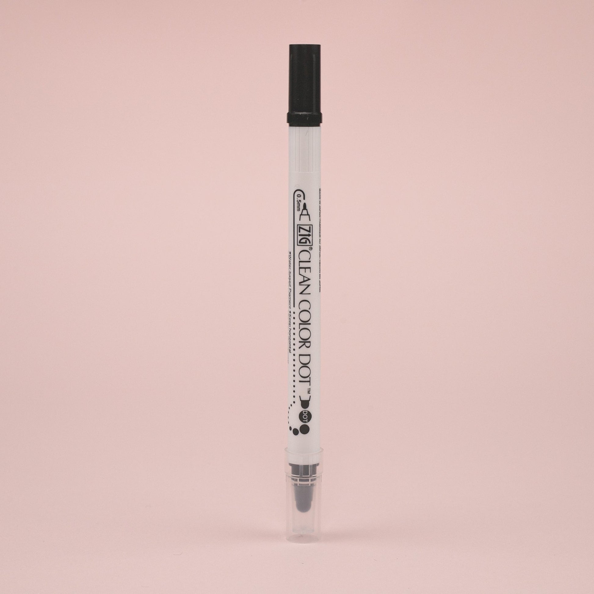 Kuretake Zig Clean Colour Dot Basic Double-Sided Marker - 6 Color Set - Stationery Pal