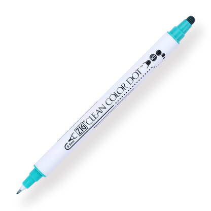 Kuretake ZIG Clean Color Dot Double-Sided Marker - 12 Color Set - Stationery Pal