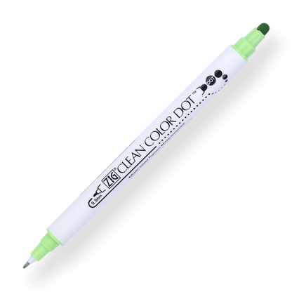 Kuretake ZIG Clean Color Dot Double-Sided Marker - 12 Color Set - Stationery Pal
