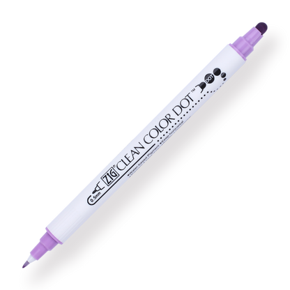Kuretake ZIG Clean Color Dot Double-Sided Marker - 12 Color Set - Stationery Pal