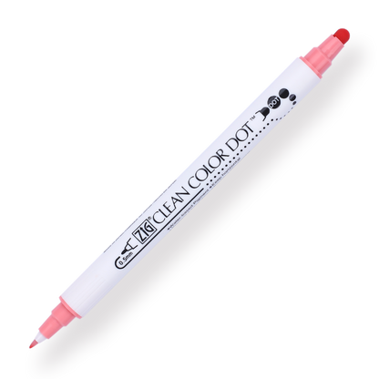 Kuretake ZIG Clean Color Dot Double-Sided Marker - 12 Color Set - Stationery Pal