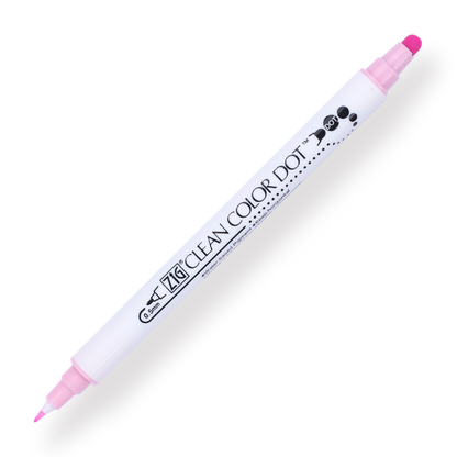 Kuretake ZIG Clean Color Dot Double-Sided Marker - 12 Color Set - Stationery Pal