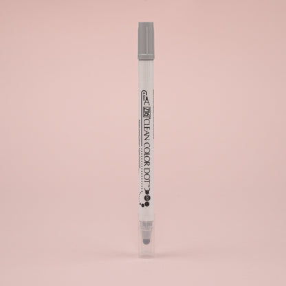 Kuretake ZIG Clean Color Dot Double-Sided Marker - Platinum 091 - Stationery Pal
