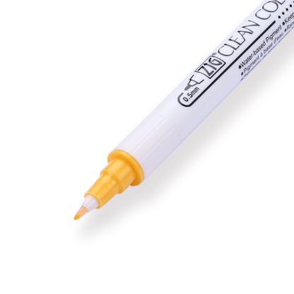 Kuretake ZIG Clean Color Dot Double-Sided Marker - Summer Sun 503 - Stationery Pal