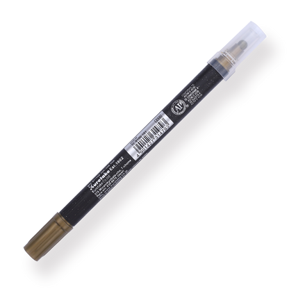 Kuretake Zig Clean Colour Dot Metallic Double-Sided Marker - Gold 101 - Stationery Pal