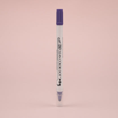 Kuretake Zig Clean Colour Dot Basic Double-Sided Marker - 6 Color Set - Stationery Pal